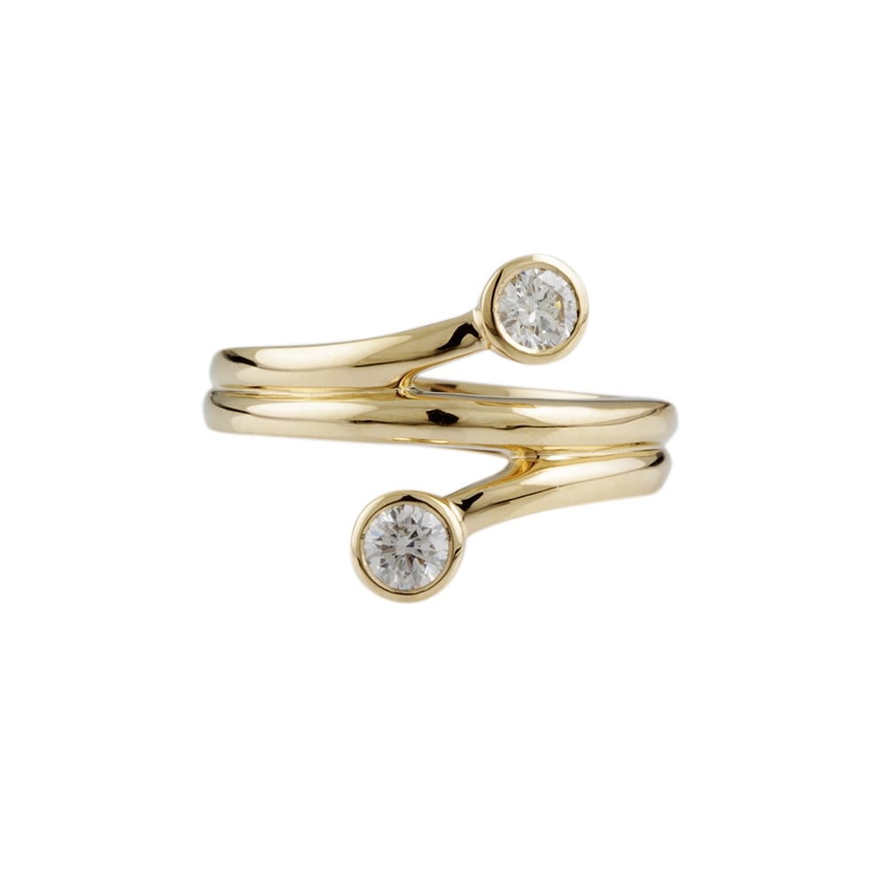 9ct 0.34ct Yellow Gold Dress Ring