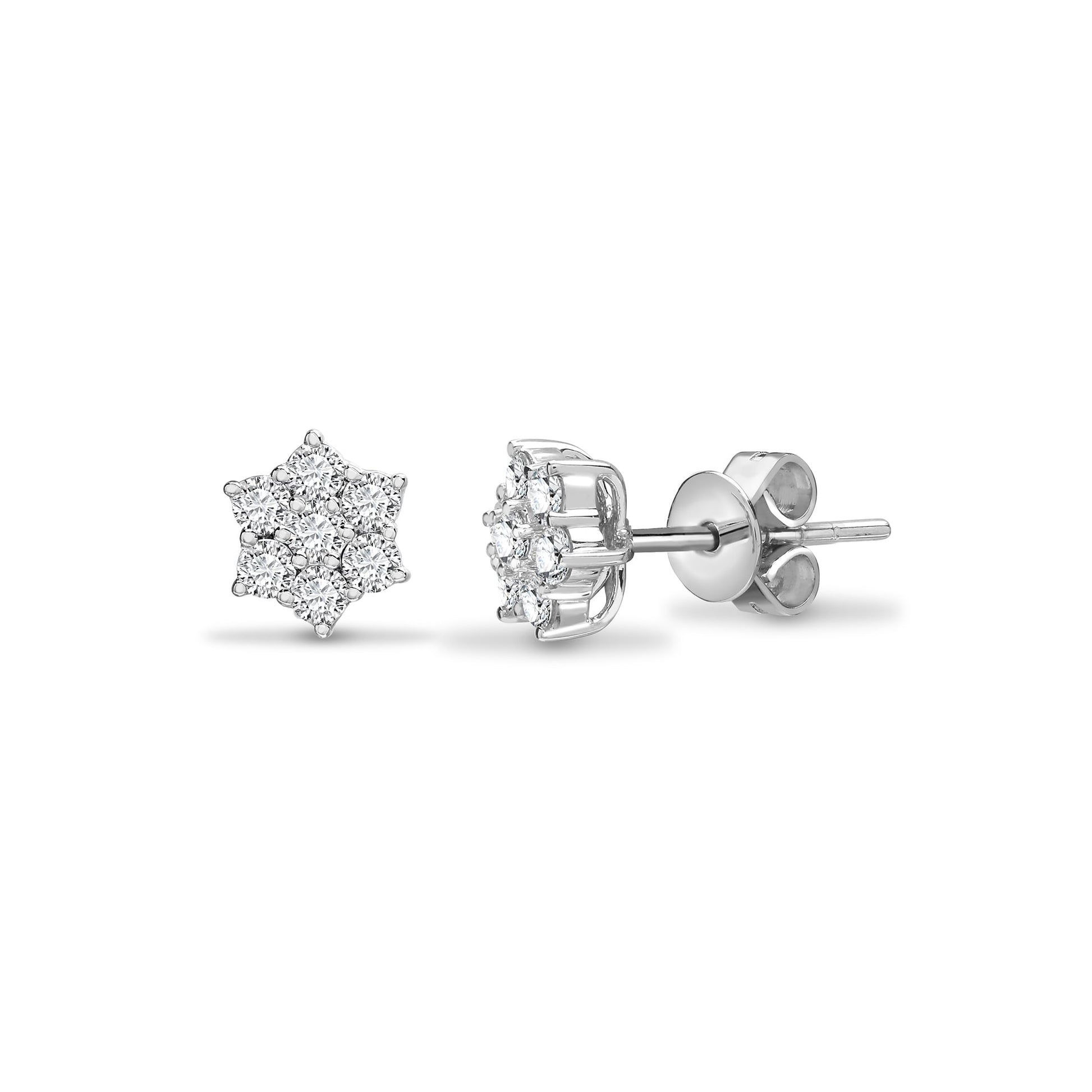 18ct White Gold 2ct Diamond Earrings