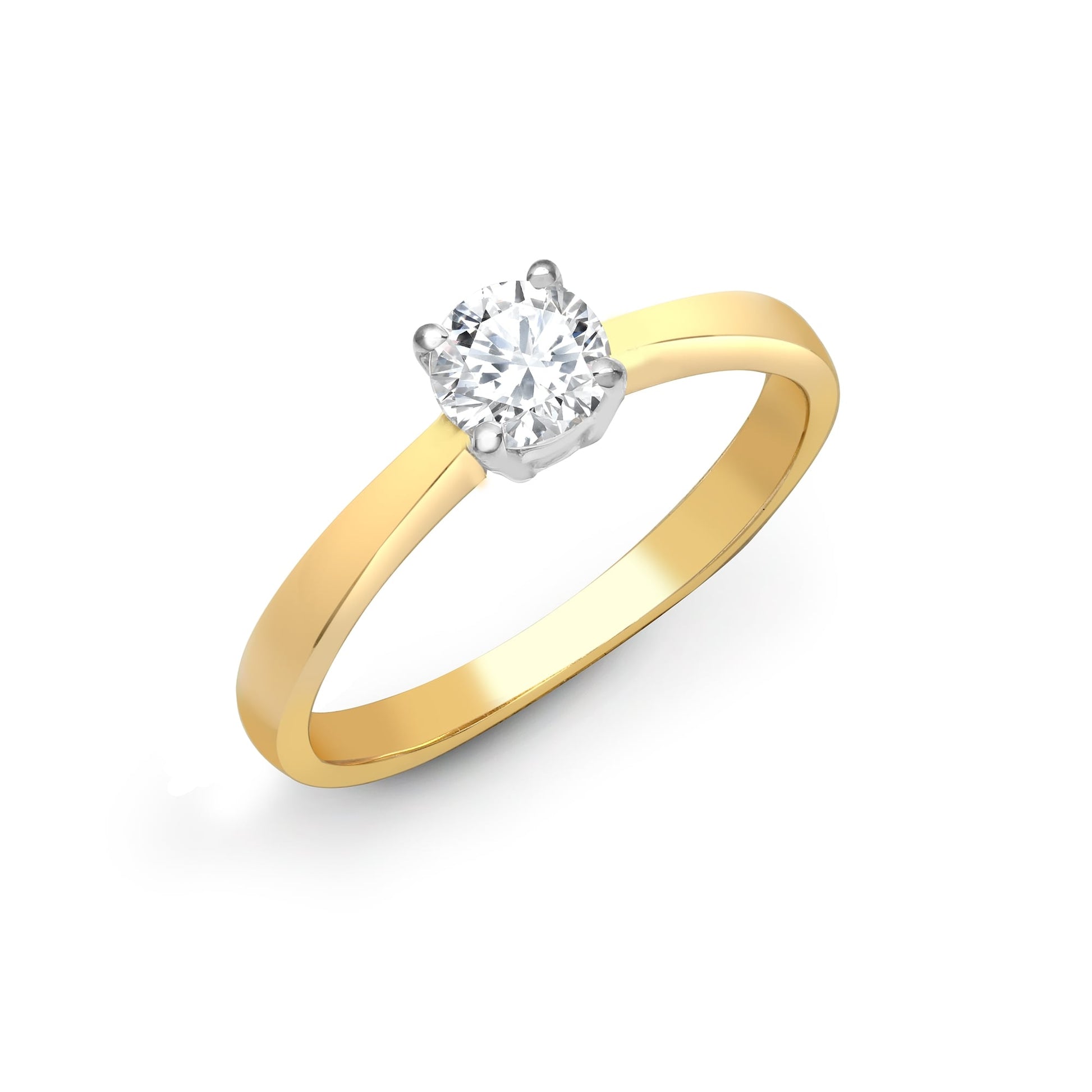 18ct Yellow Gold 2.00ct Solitaire Diamond Ring