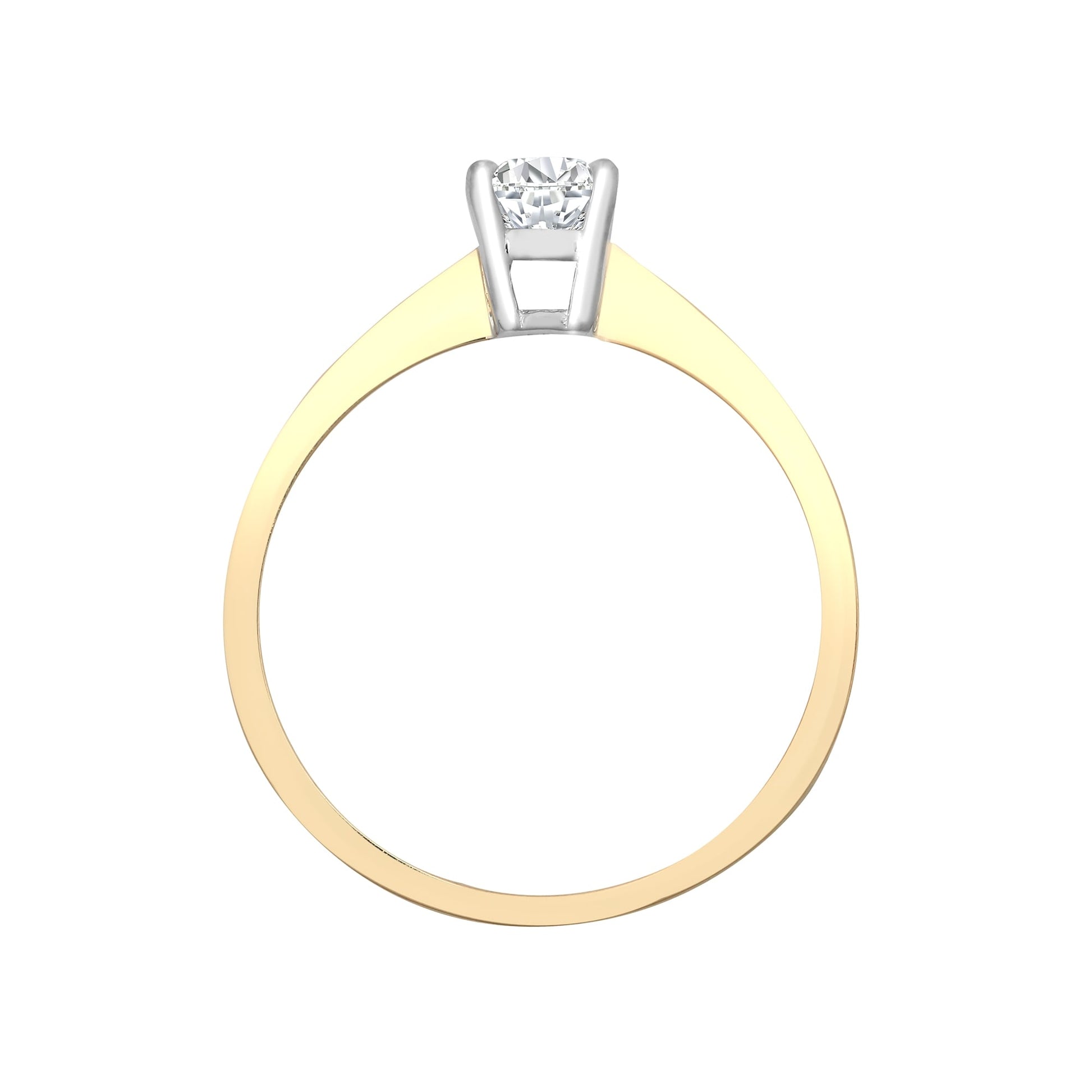 18ct Yellow Gold 2.00ct Solitaire Diamond Ring