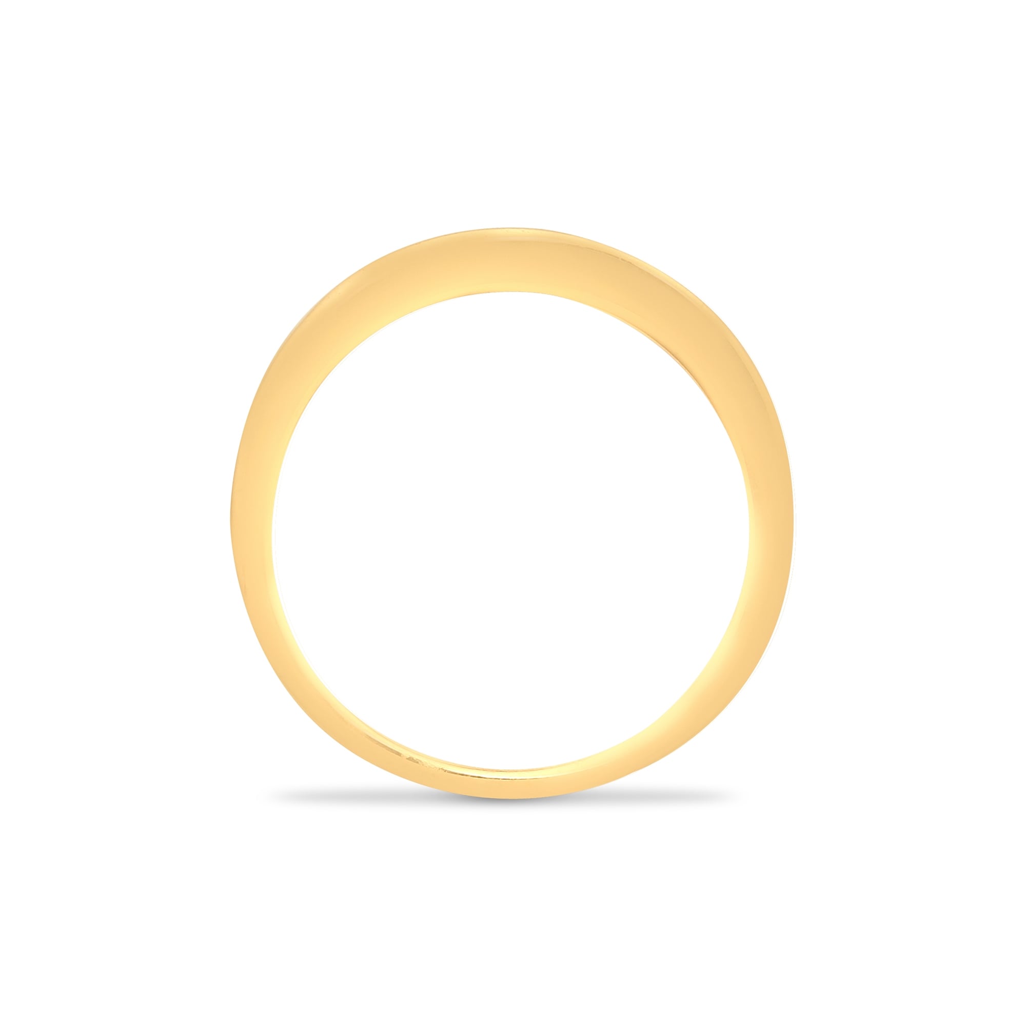 18ct Yellow 75pt Channel Set Diamond 1/2 Eternity Ring