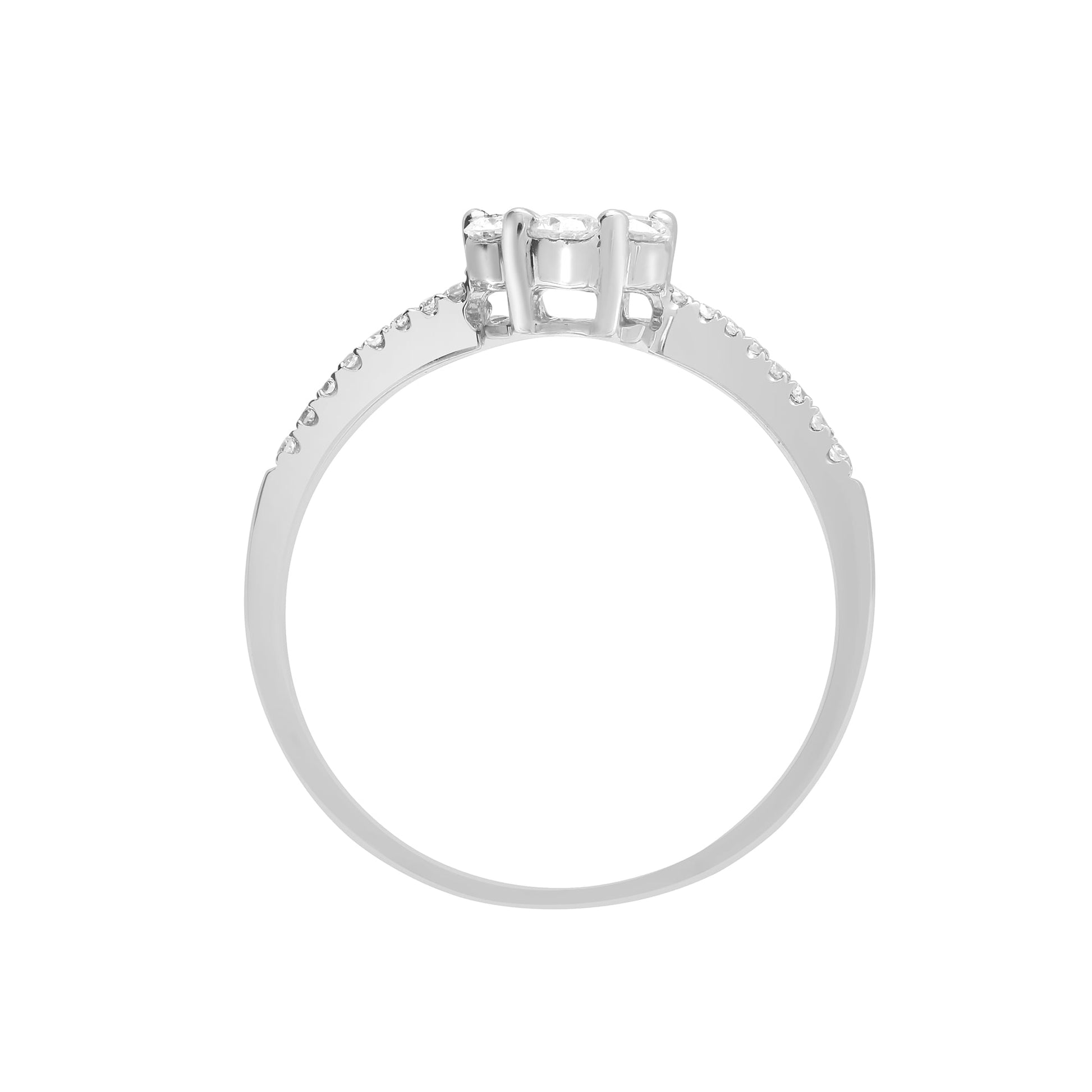 18ct White Gold 0.48ct Diamond Ring