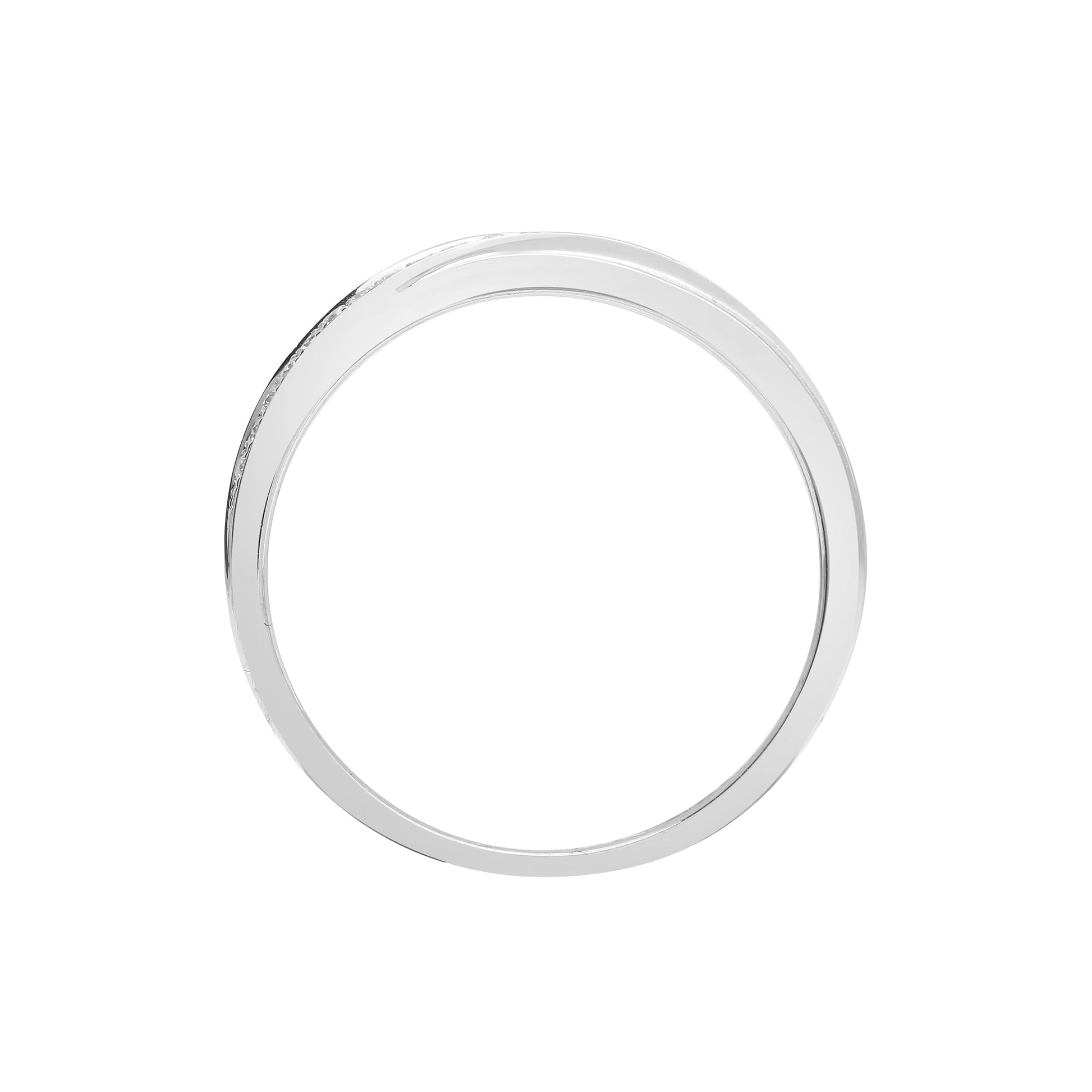 18ct White 0.11ct Diamond Ring