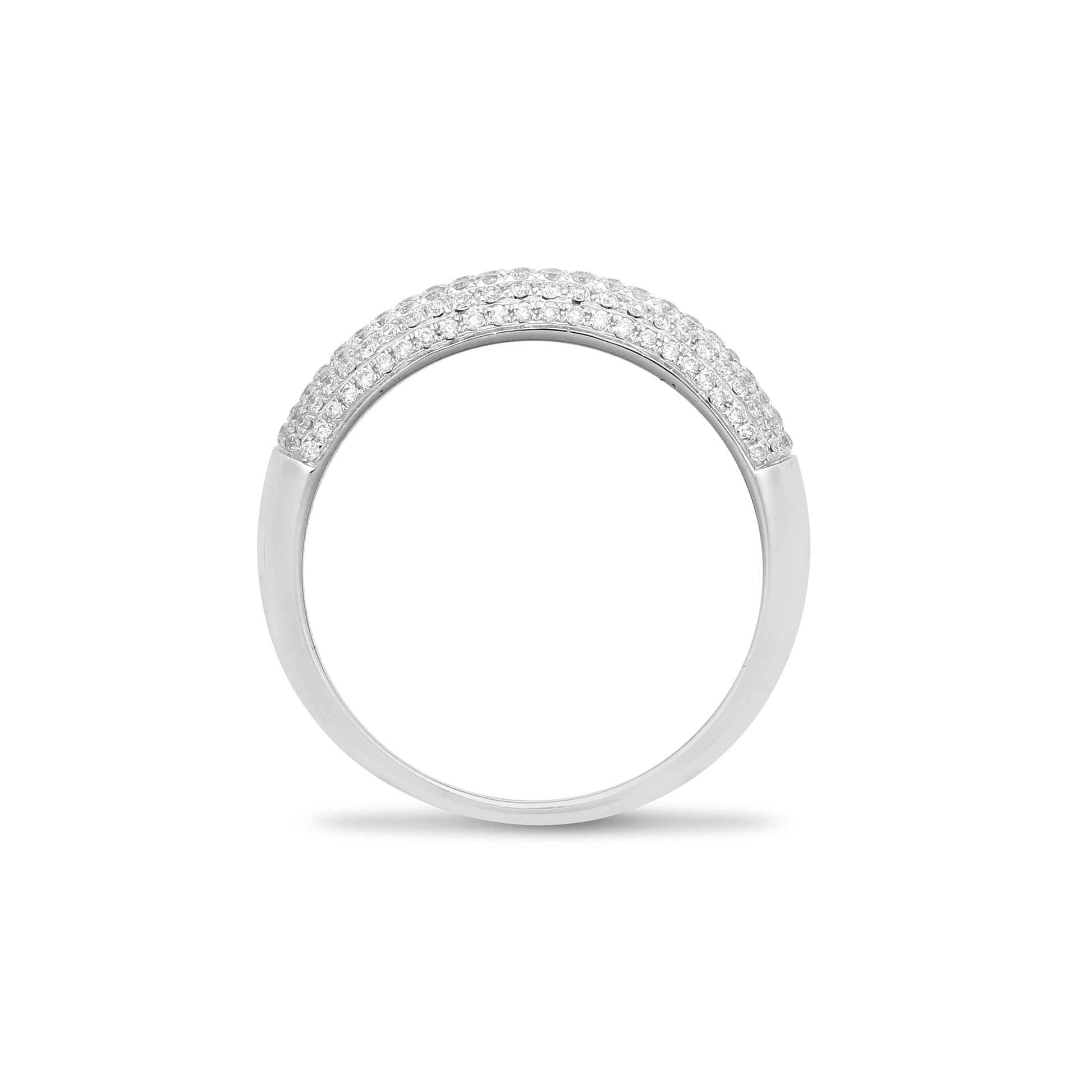 18ct White 0.50ct Diamond Bombay Ring