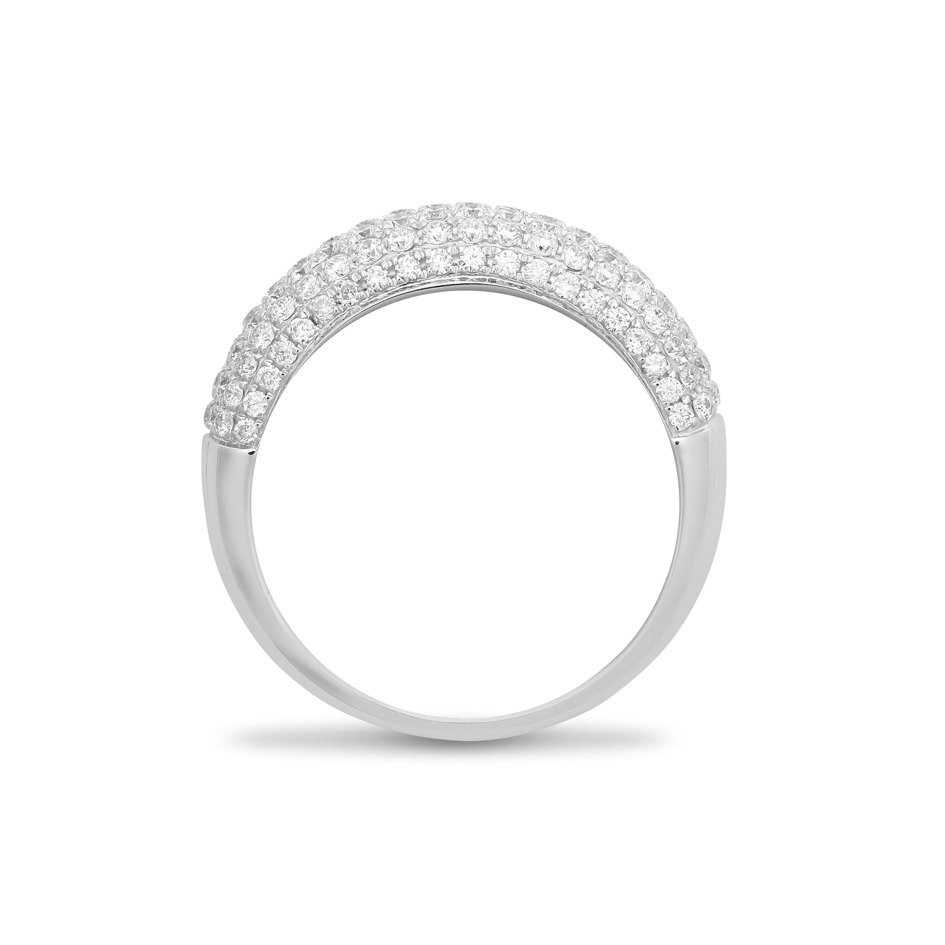18ct White 1.50ct Diamond Bombay Ring