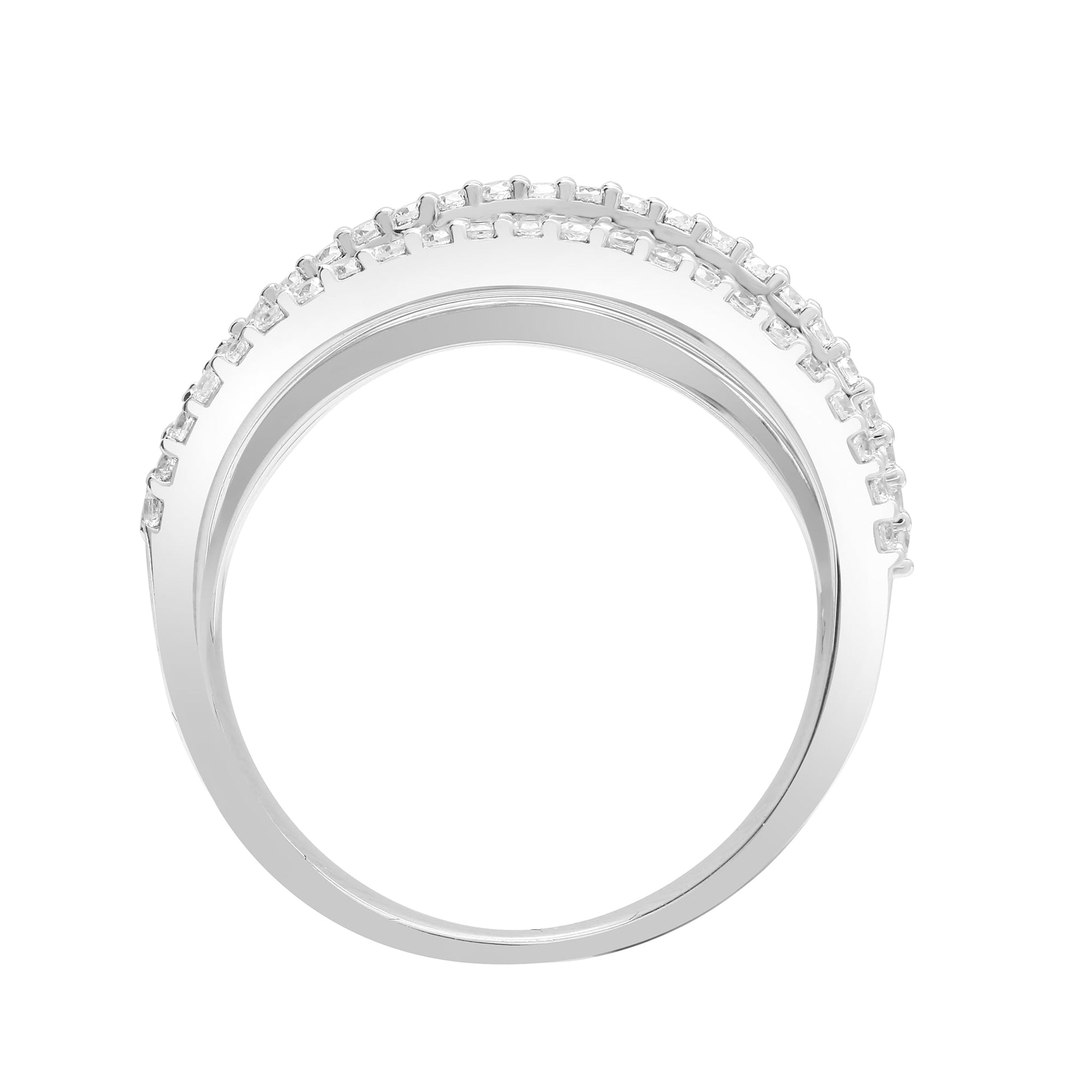 18ct White 0.63ct Diamond Ring