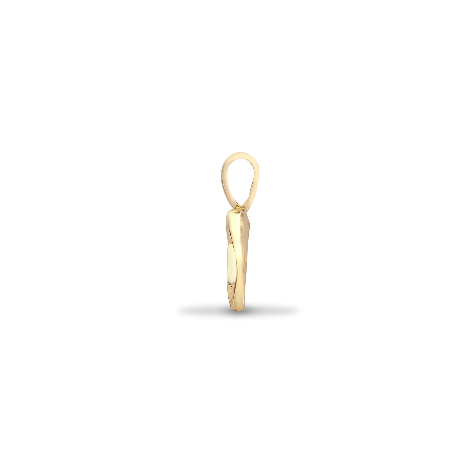 9ct Yellow Gold 2.5pts Diamond Pendant