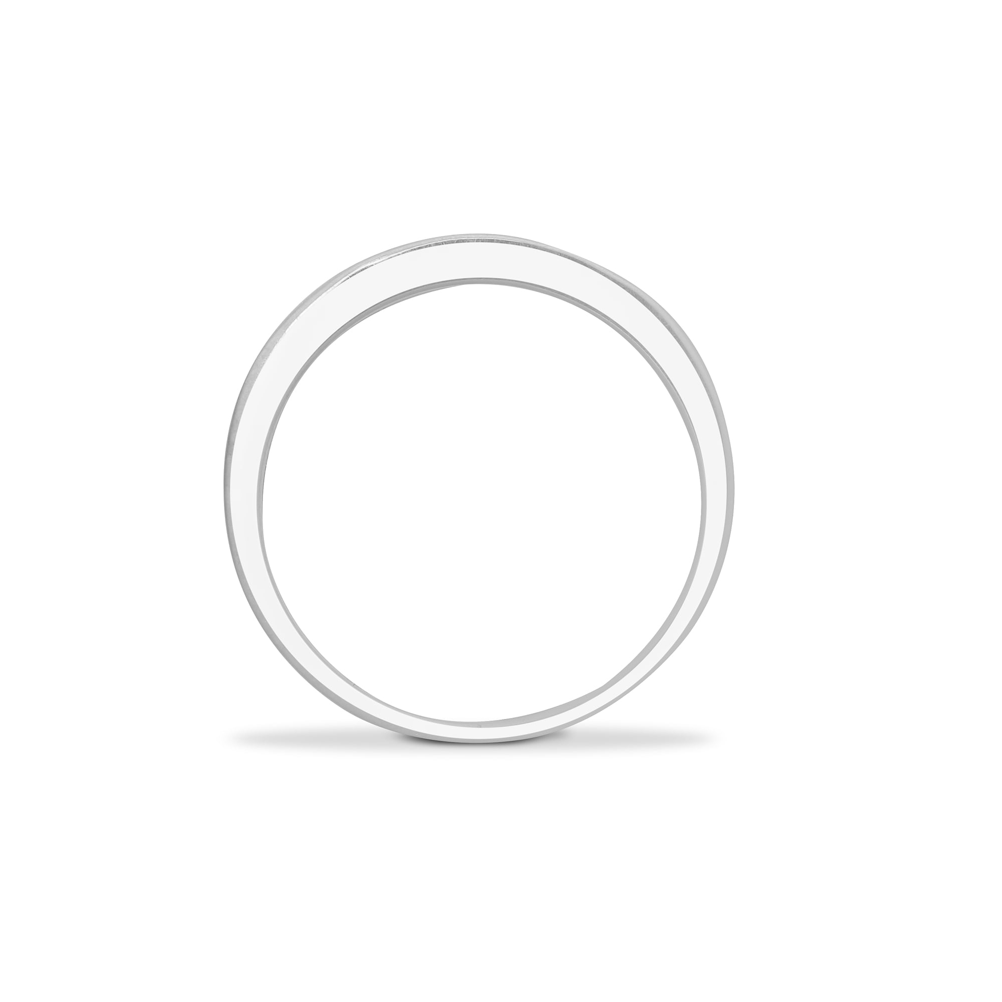 9ct White Gold 10pts Channel Set E.T Ring
