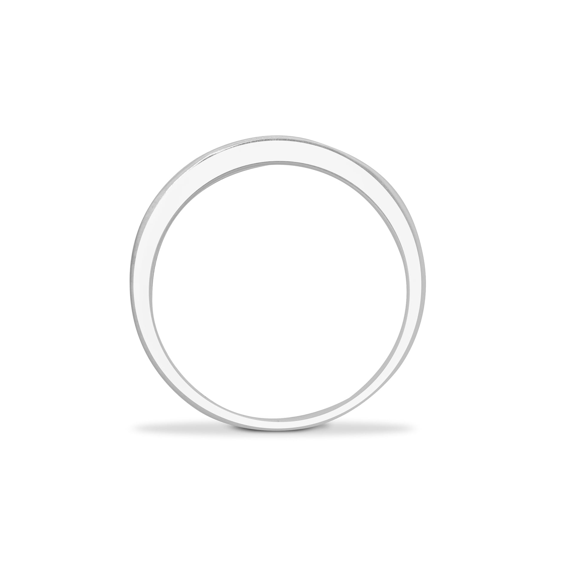 9ct White Gold 10pts Channel Set E.T Ring