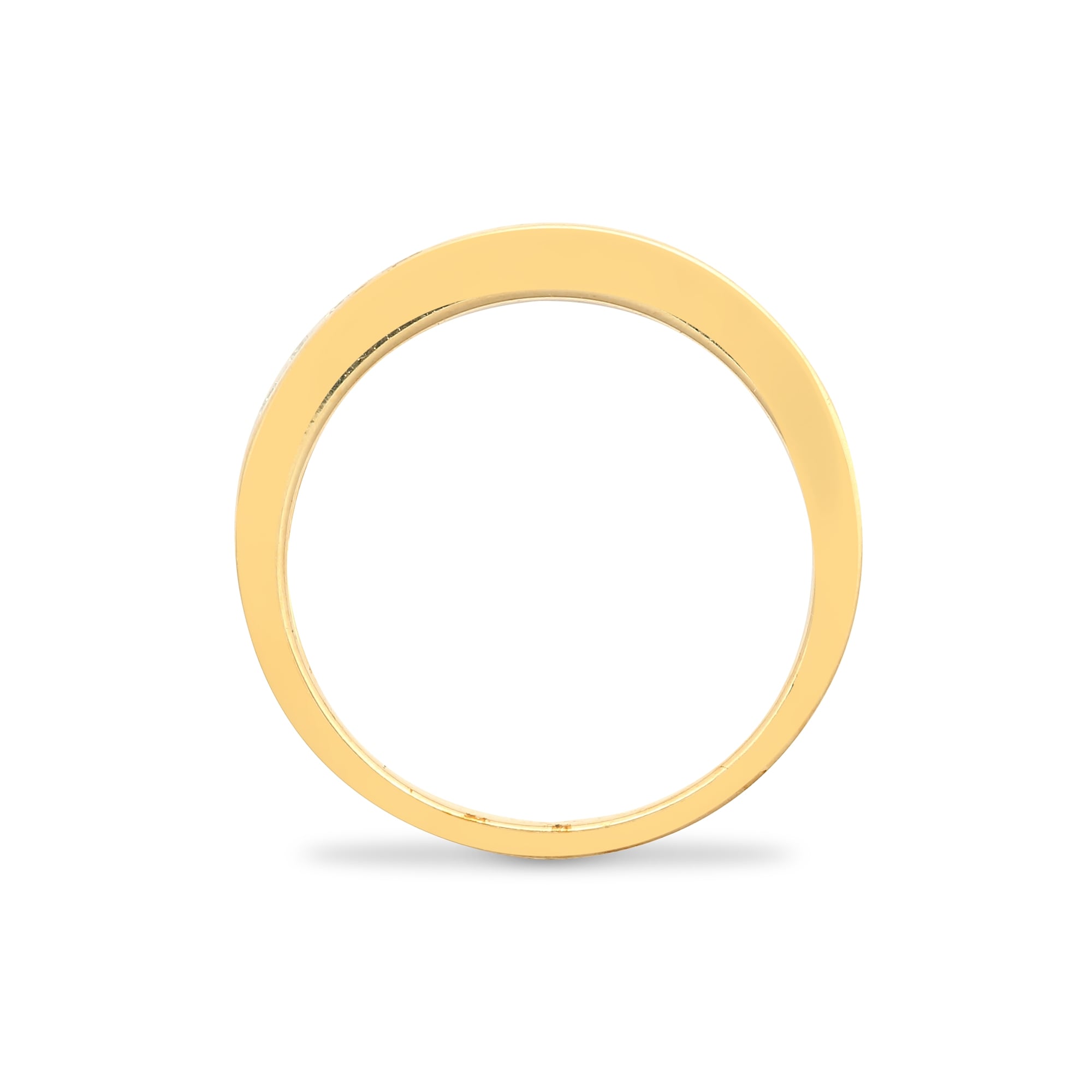 9ct Yellow Gold 35pts Channel Set Eternity Ring