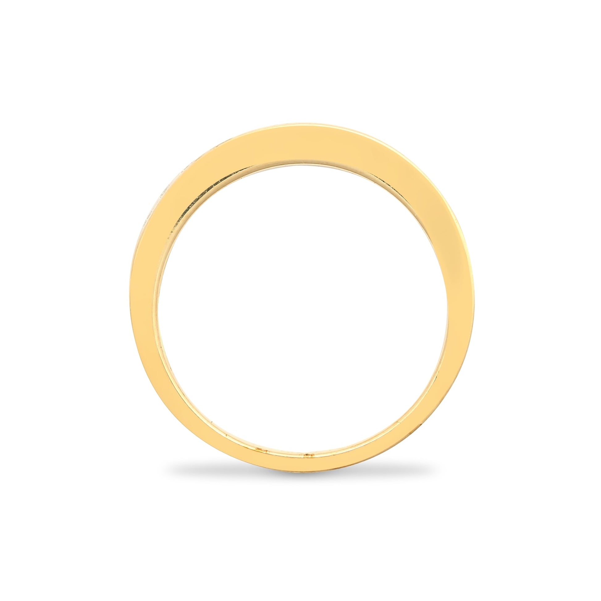 9ct Yellow Gold 35pts Channel Set Eternity Ring