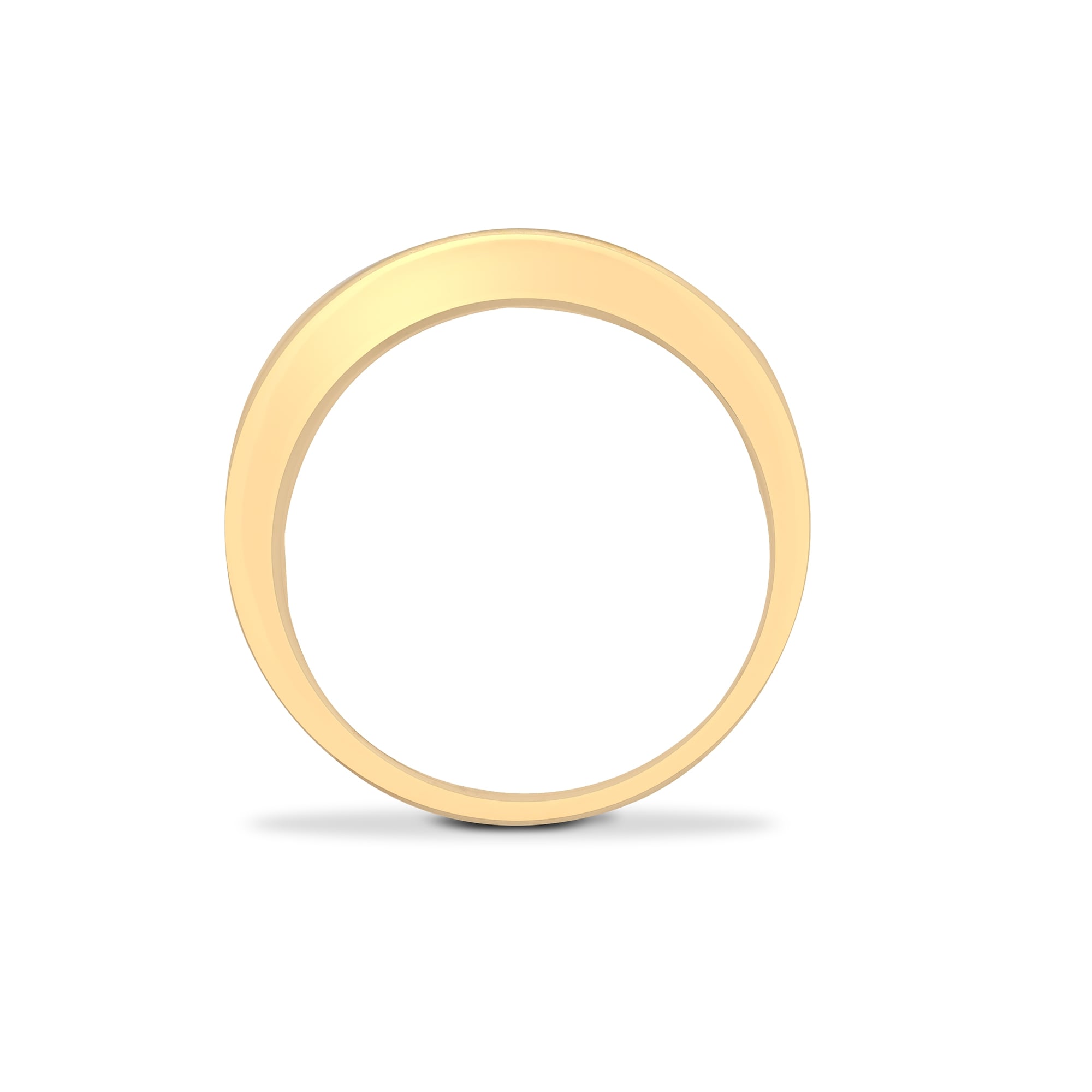 9ct Yellow Gold 50pts Channel Set 1/2 Eternity Ring