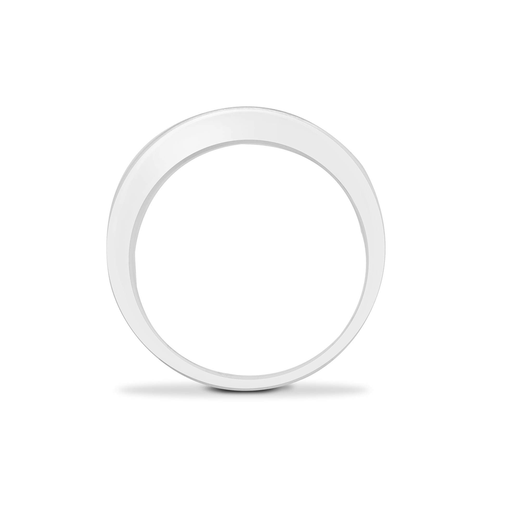 9ct White Gold 50pts Channel Set 1/2 Eternity Ring