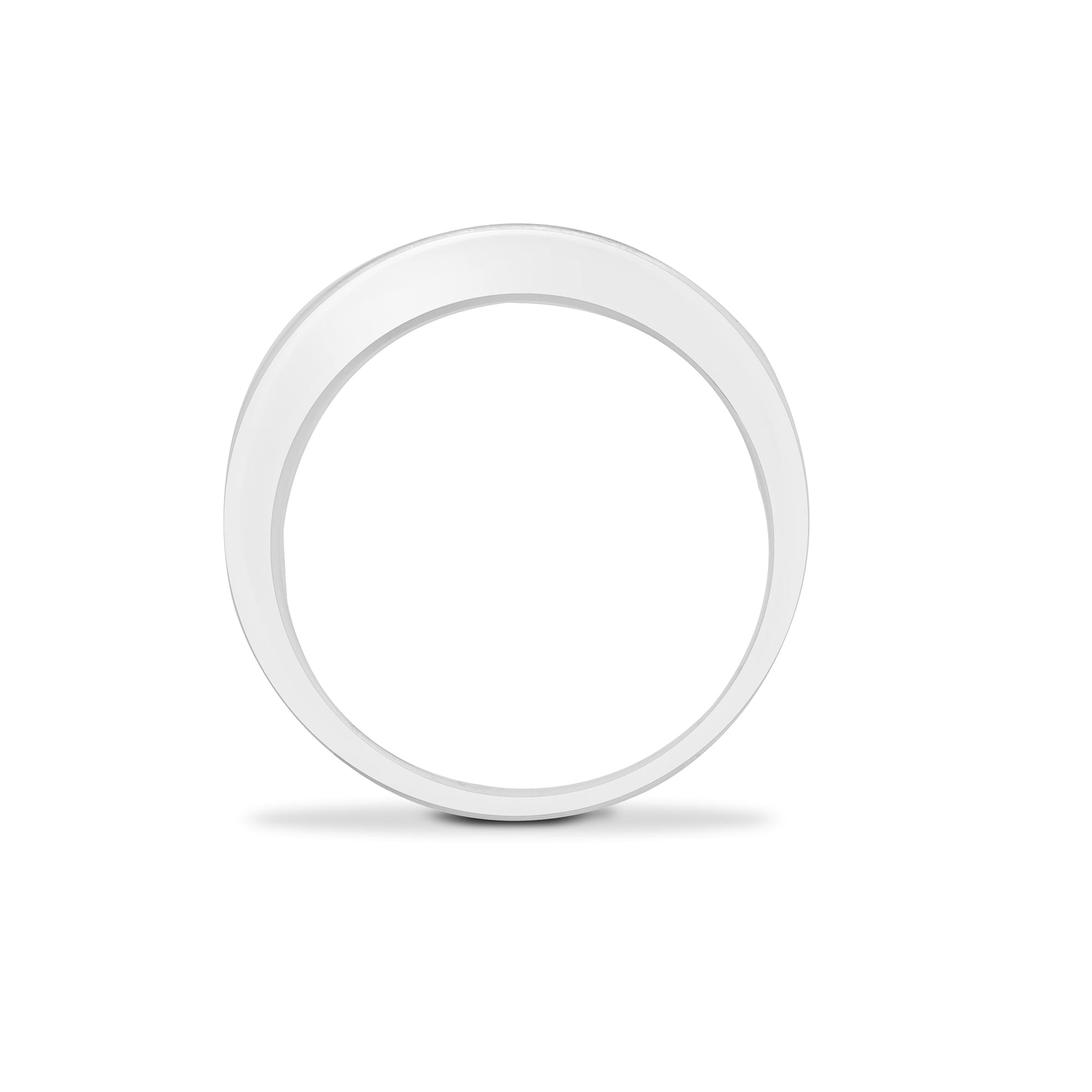 9ct White Gold 50pts Channel Set 1/2 Eternity Ring