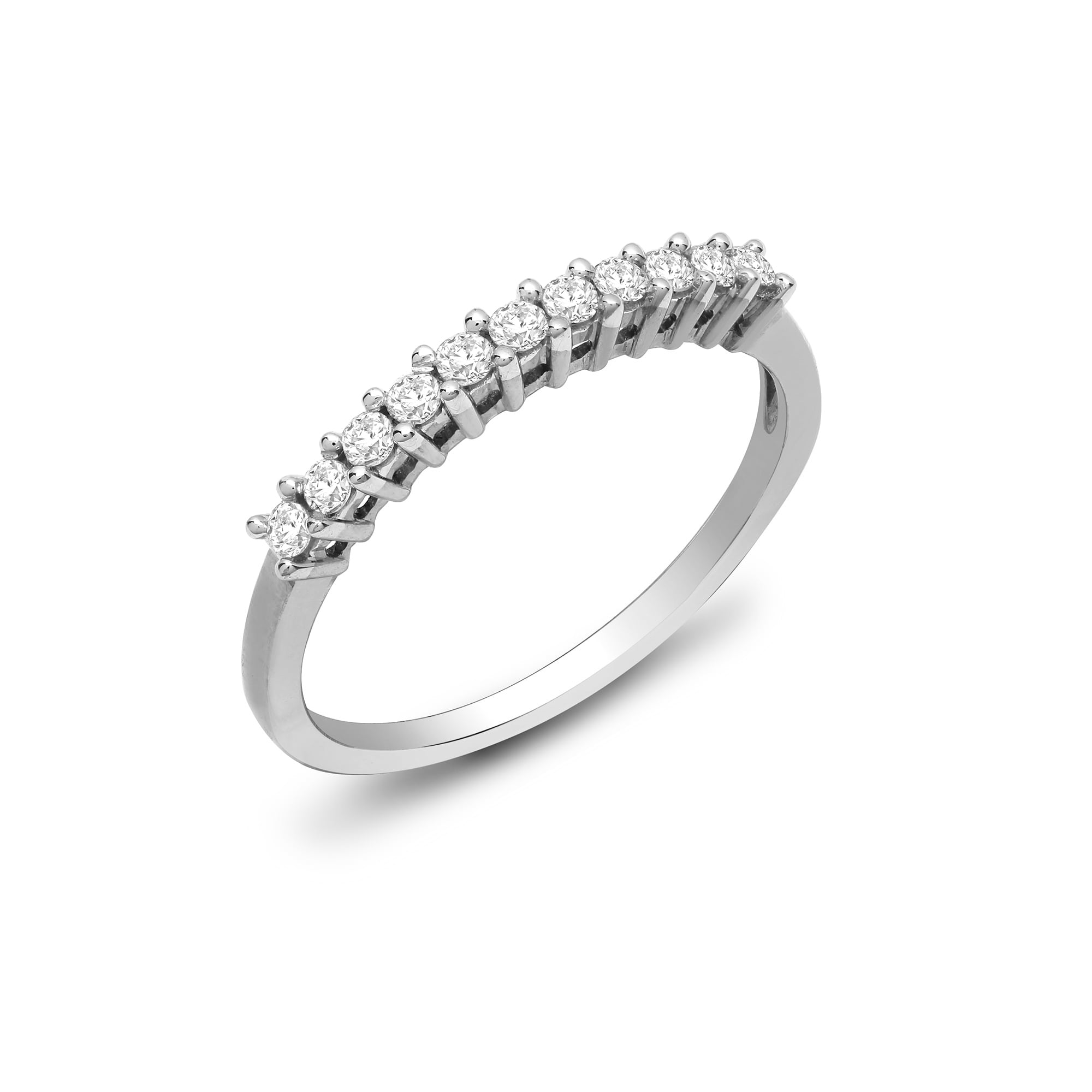 9ct White Gold 22 Pts Diamond Ring