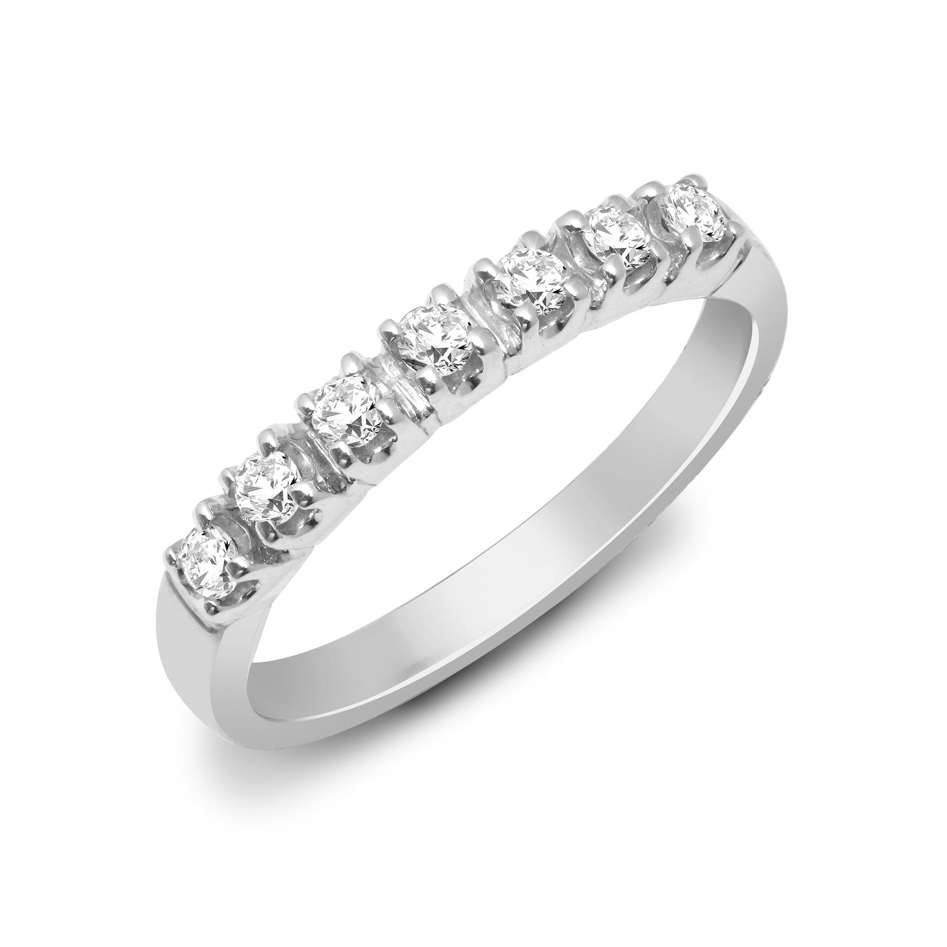 9ct White Gold 35pts Diamond Ring