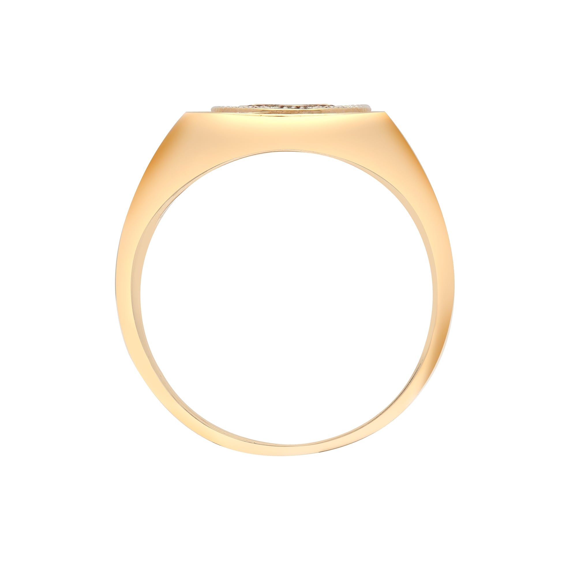 9ct Yellow Gold 10pts Diamond Ring