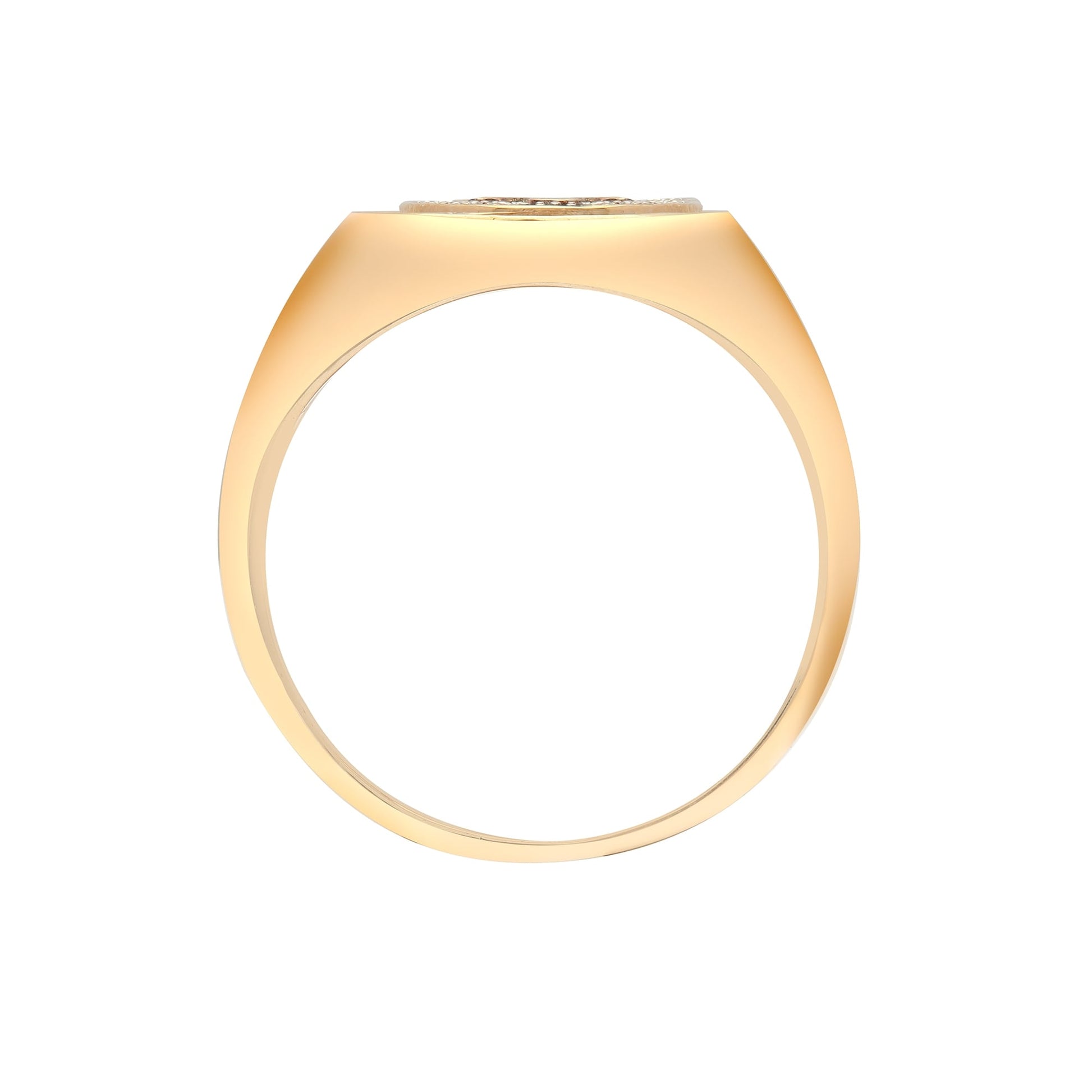 9ct Yellow Gold 10pts Diamond Ring