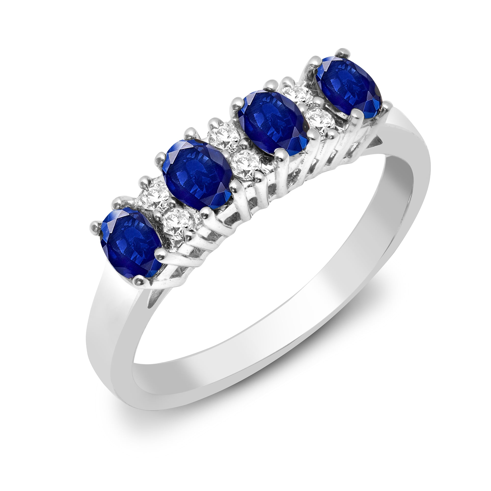 9ct White Gold 12 pts Diamond Ring