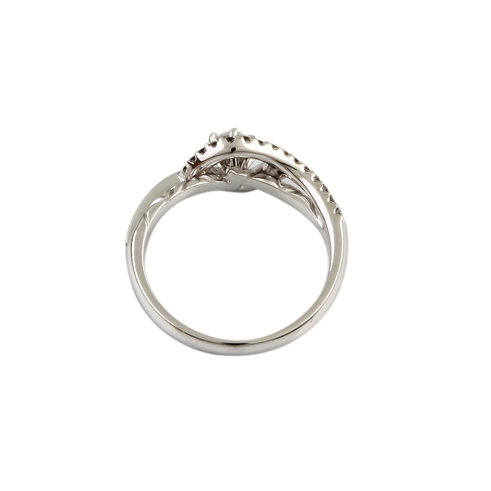 9ct White Gold Diamond Dress Ring 0.53ct