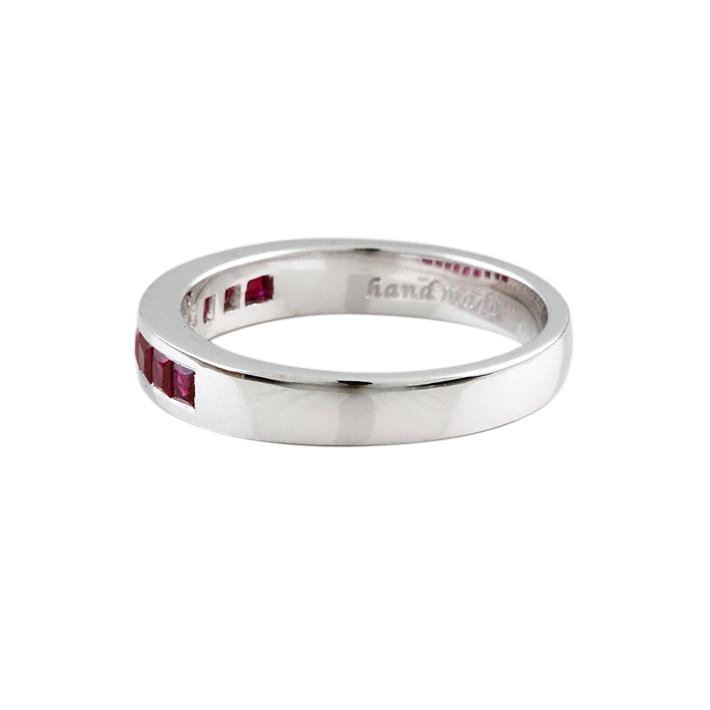 9ct White Gold Half Eternity Ring 0.66ct