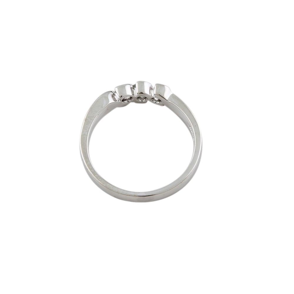 9ct White Gold Diamond Dress Ring 0.26ct