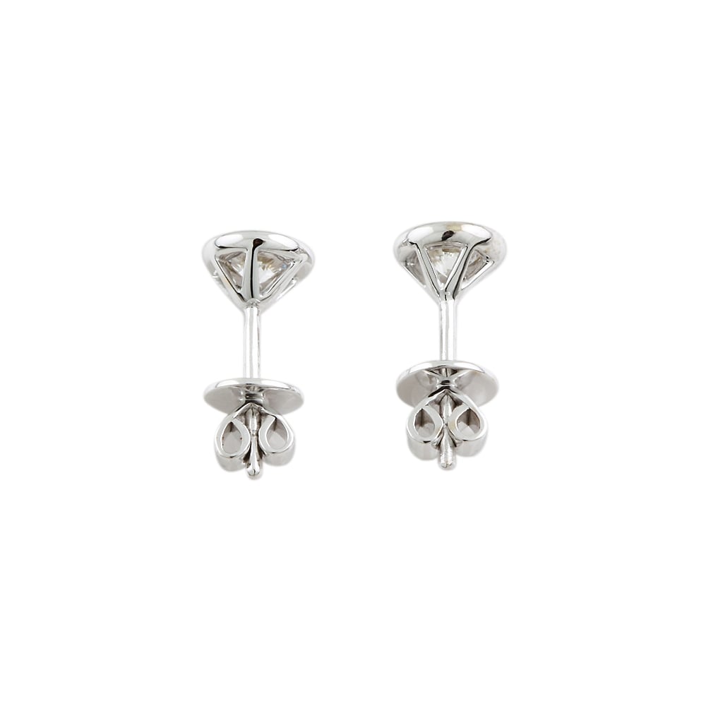 9ct White Gold Diamond Stud Earring 1.00ct