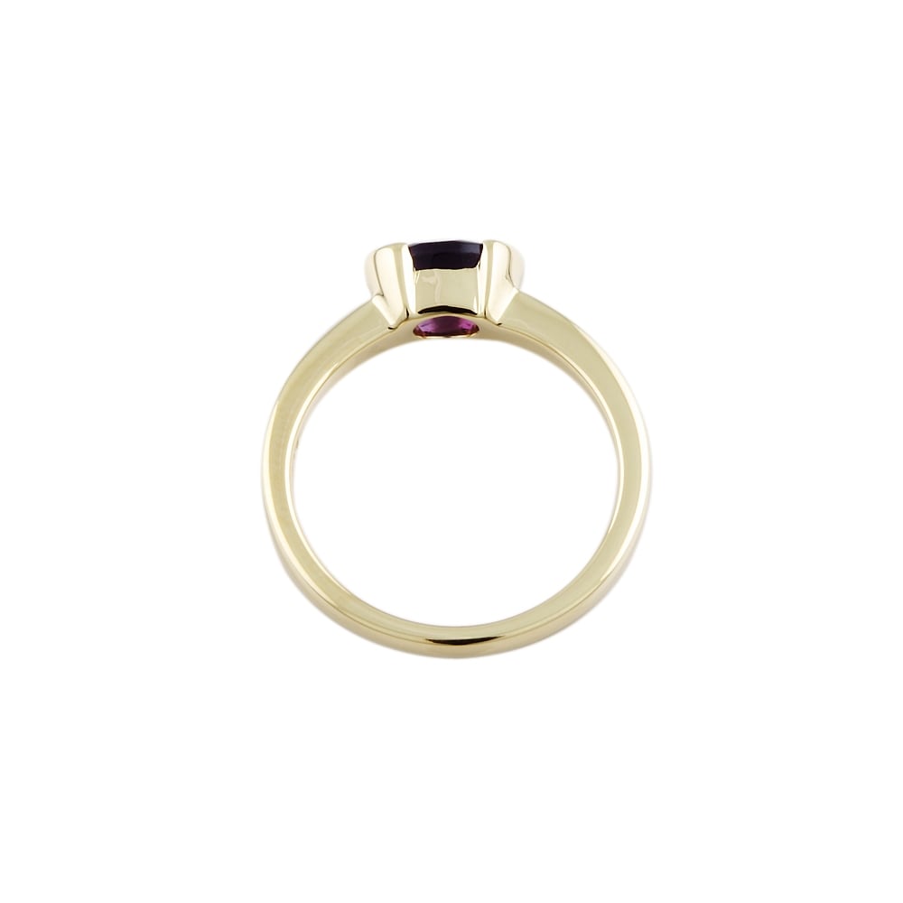 9ct Yellow Gold Amethyst Dress Ring