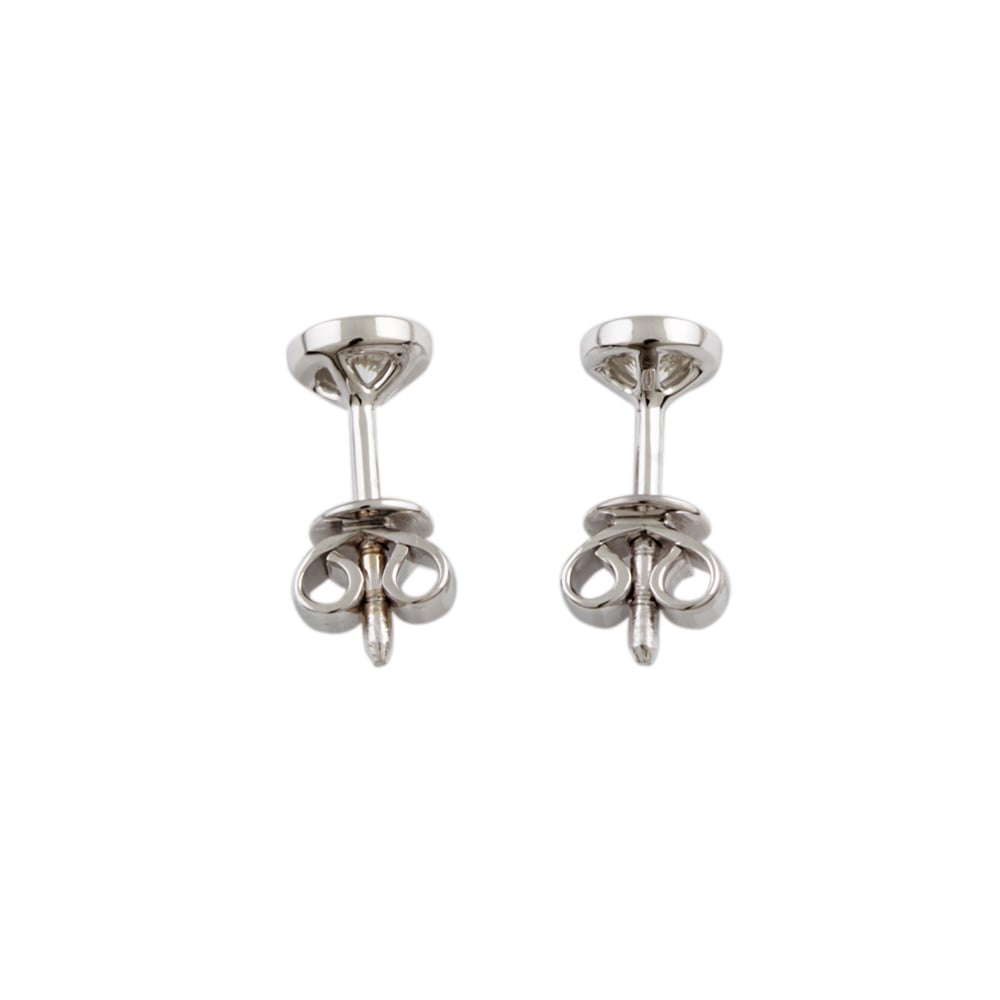 9ct White Gold Diamond Stud Earring 0.38ct