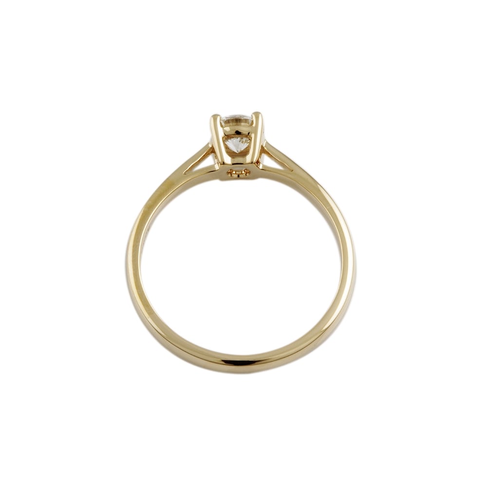9ct Yellow Gold Diamond 0.50ct Solitaire Ring