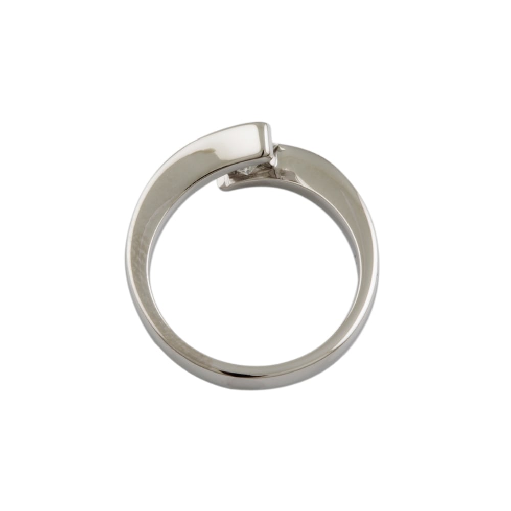 9ct White Gold Diamond 0.46ct Solitaire Ring