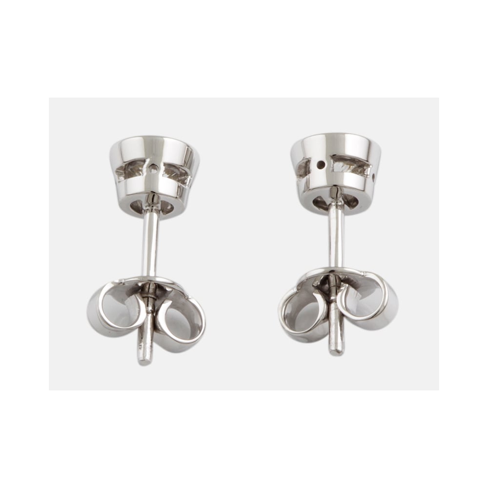 9ct White Gold Diamond 0.68ct Stud Earrings