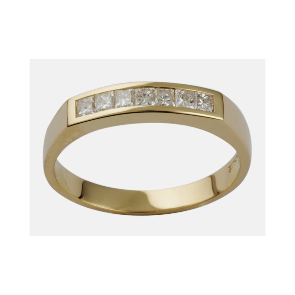 9ct Yellow Gold Diamond 0.39ct Seven Stone Ring