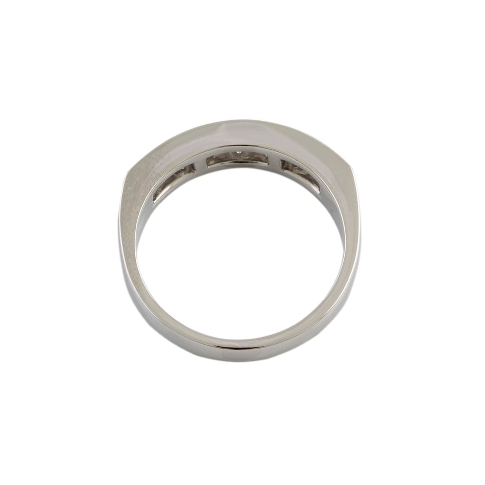 9ct White Gold Diamond Seven Stone Ring