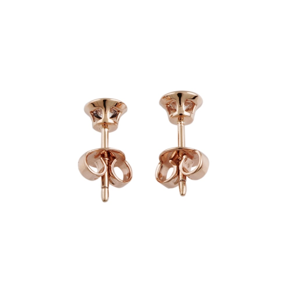 9ct Rose Gold Diamond 0.50ct Stud Earrings
