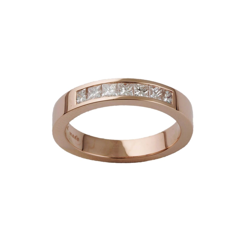 9ct Rose Gold Diamond 0.50ct Seven Stone Ring