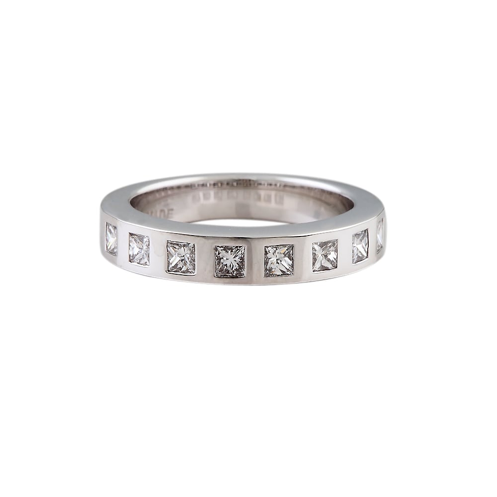 Platinum Half Eternity Ring 0.53ct