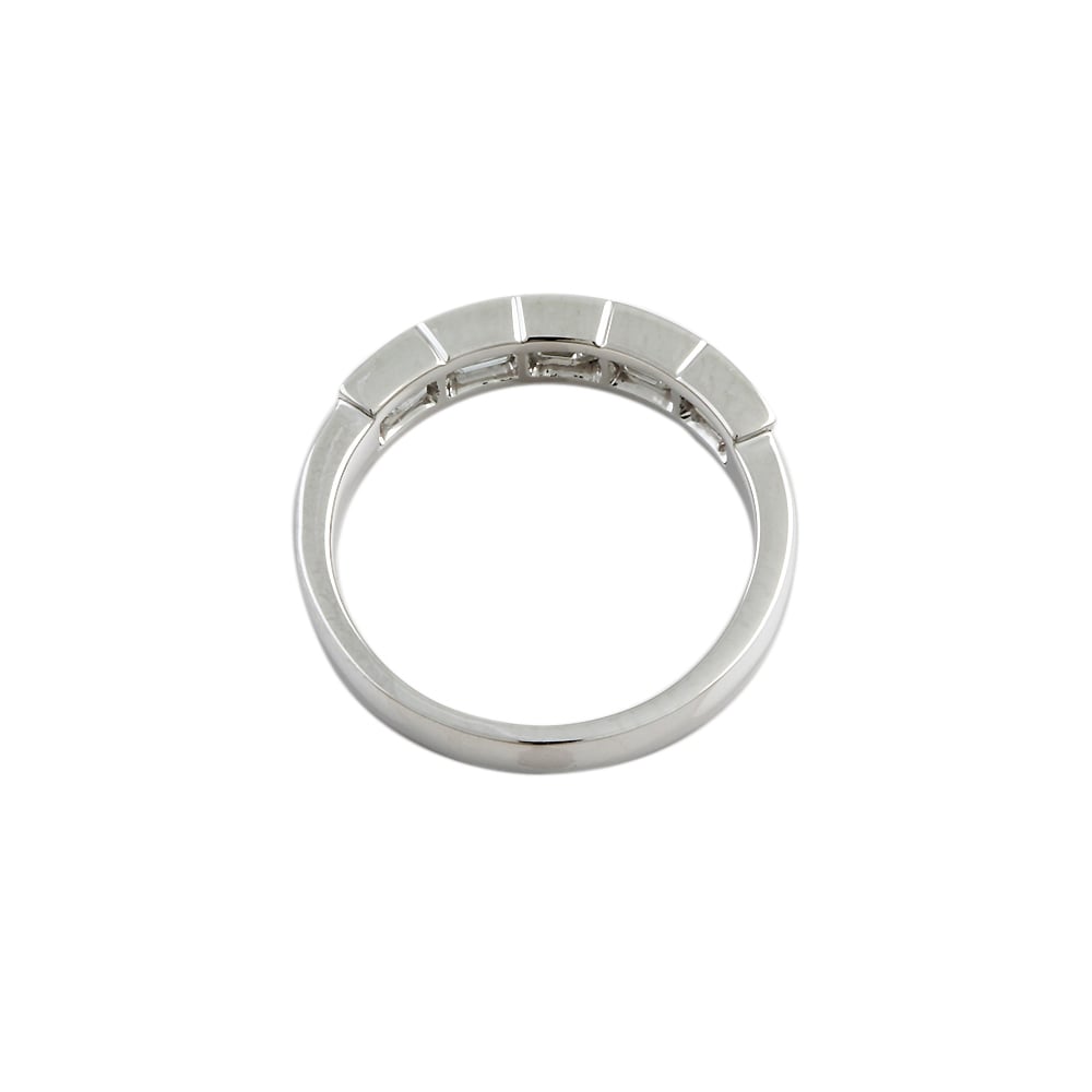 Platinum Five Stone Diamond Eternity rng