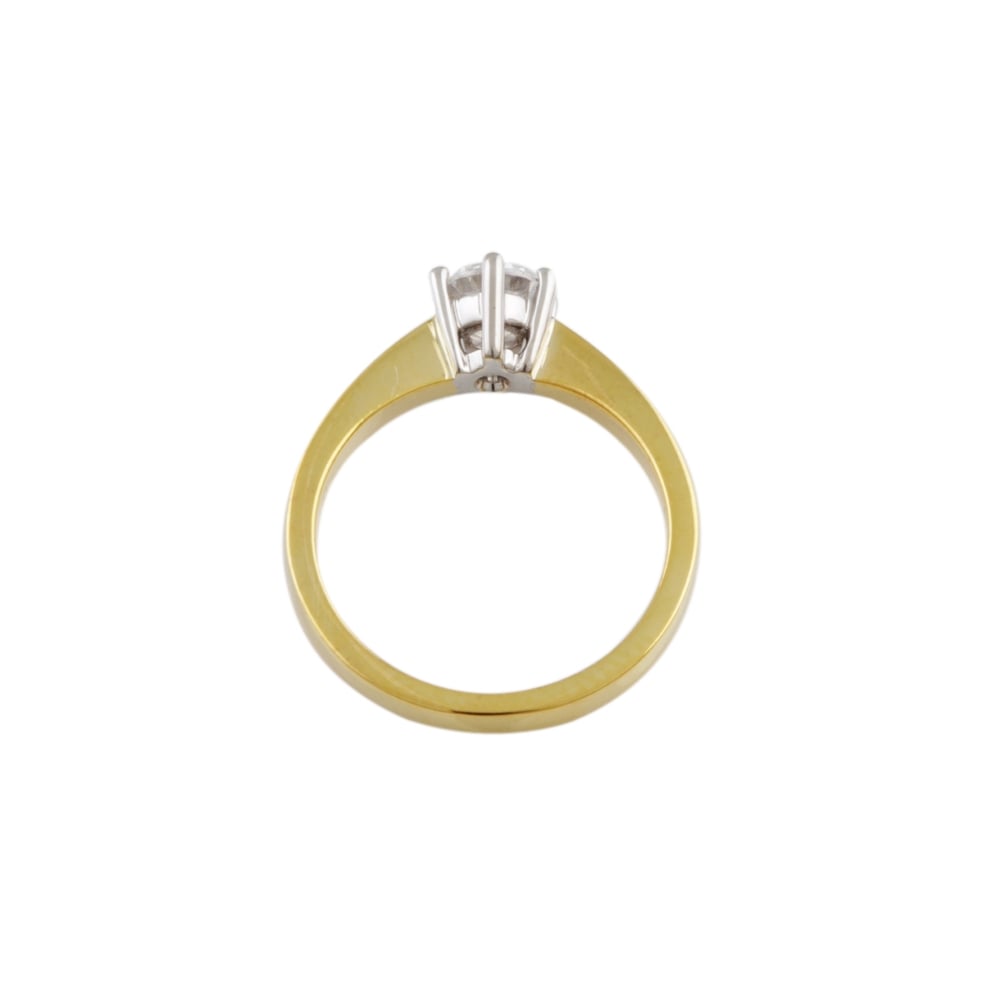 18ct Yellow Gold Diamond Solitaire 0.50ct