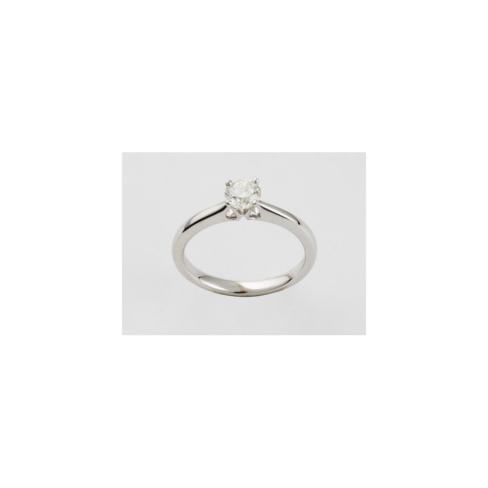 9ct White Gold Solitaire Ring 0.25ct