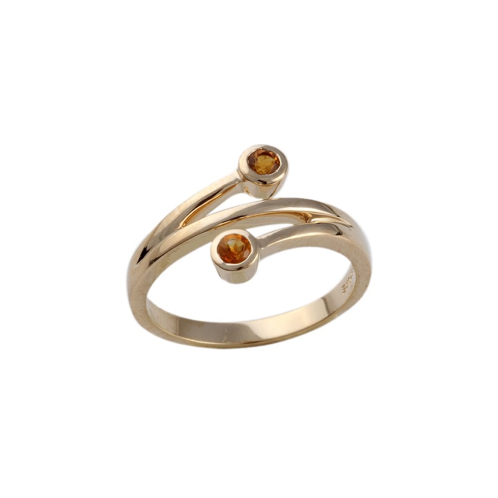 9ct Yellow Gold Citrine Ring 0.15ct