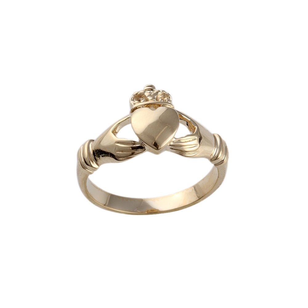 9ct yellow Gold Claddagh Ring