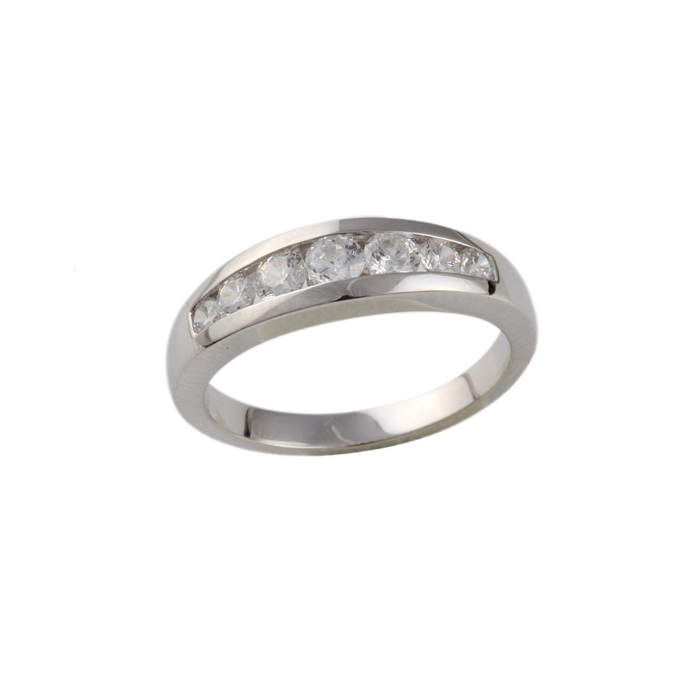9ct White Gold Diamond Ring 0.54ct