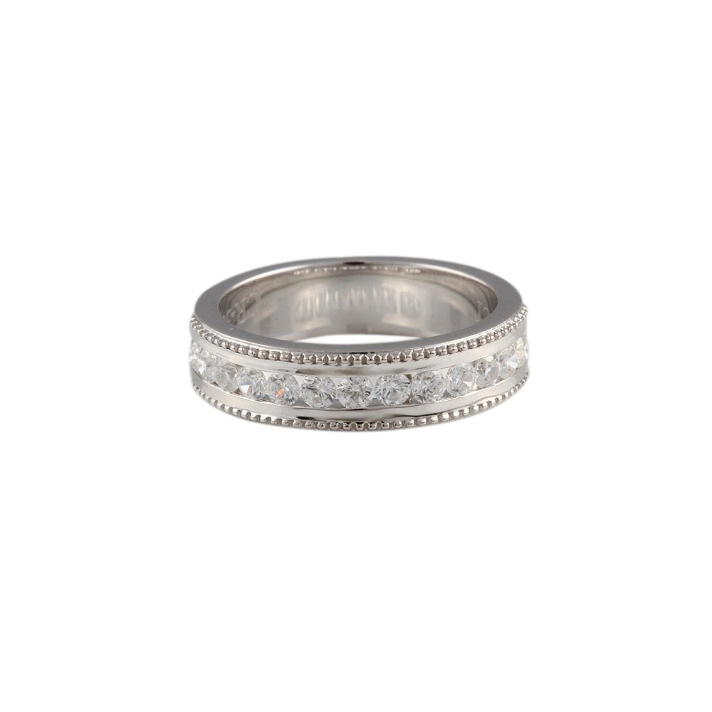 9ct White Gold Diamond Ring