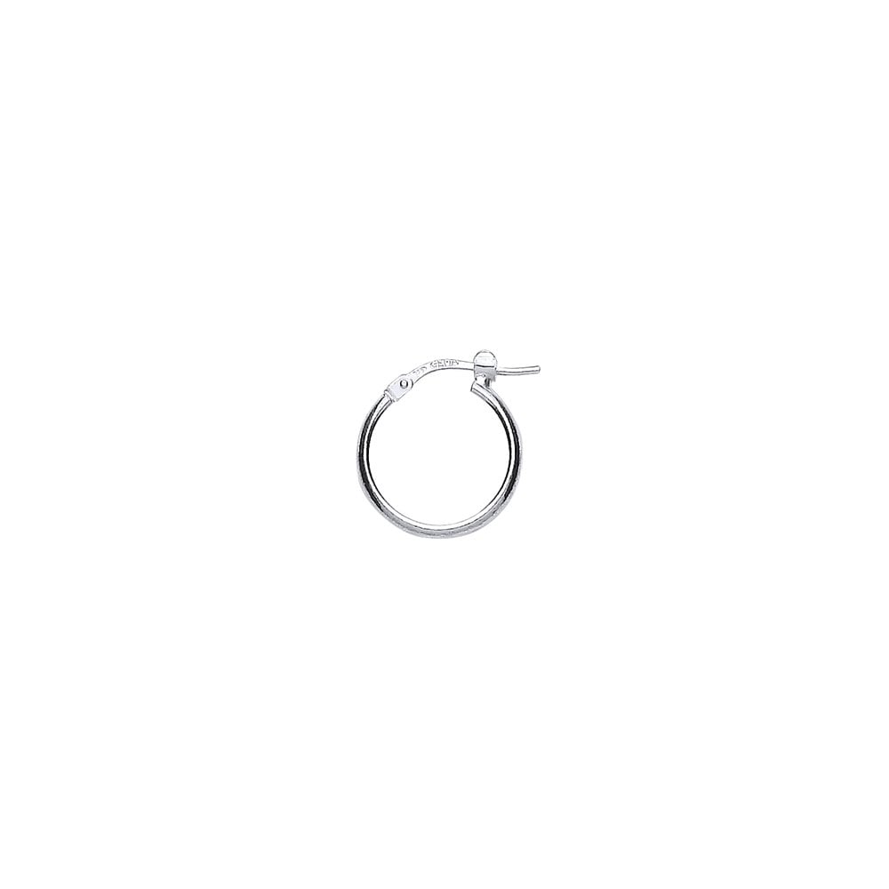 925 Sterling Silver Small Plain Hoops