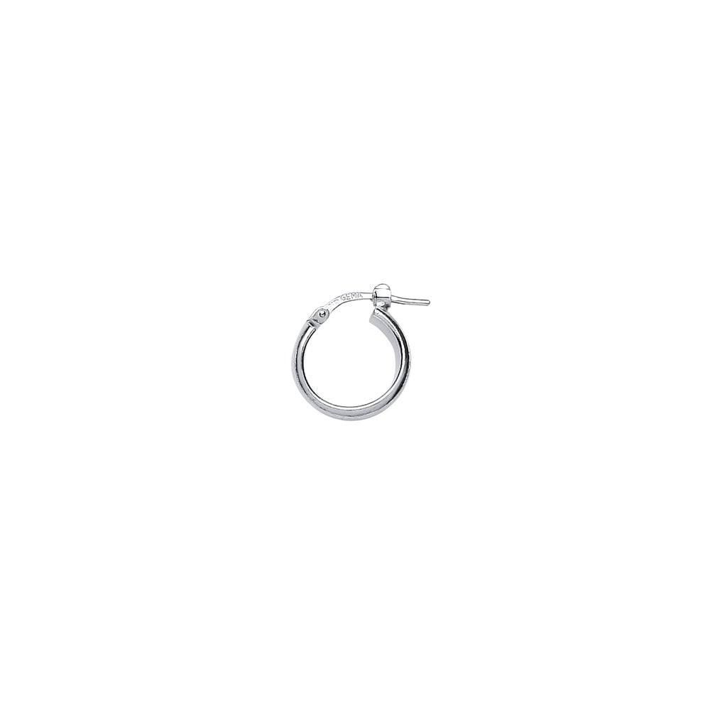 SMALL PLAIN 925 Sterling Silver HOOPS