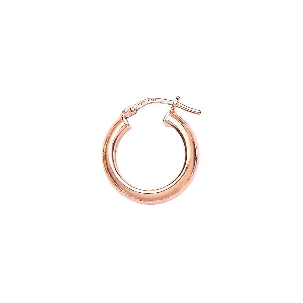 Rose Gold Plated Hoops