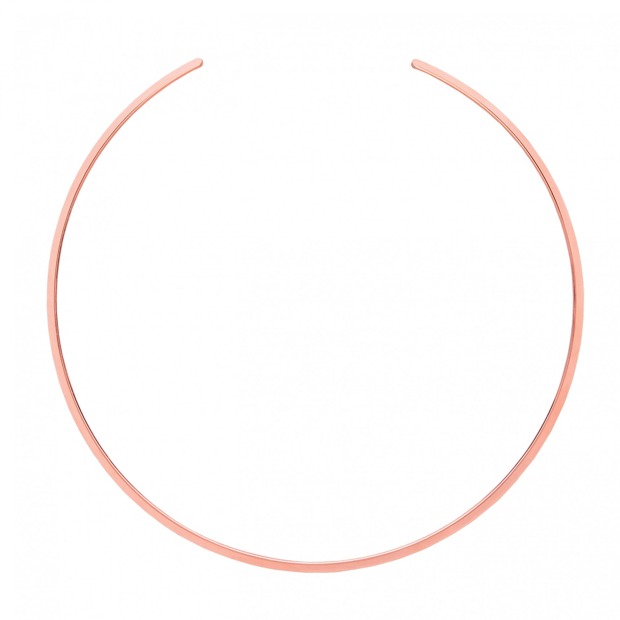 925 Sterling Silver Piana Collarette Rose Gold Plate