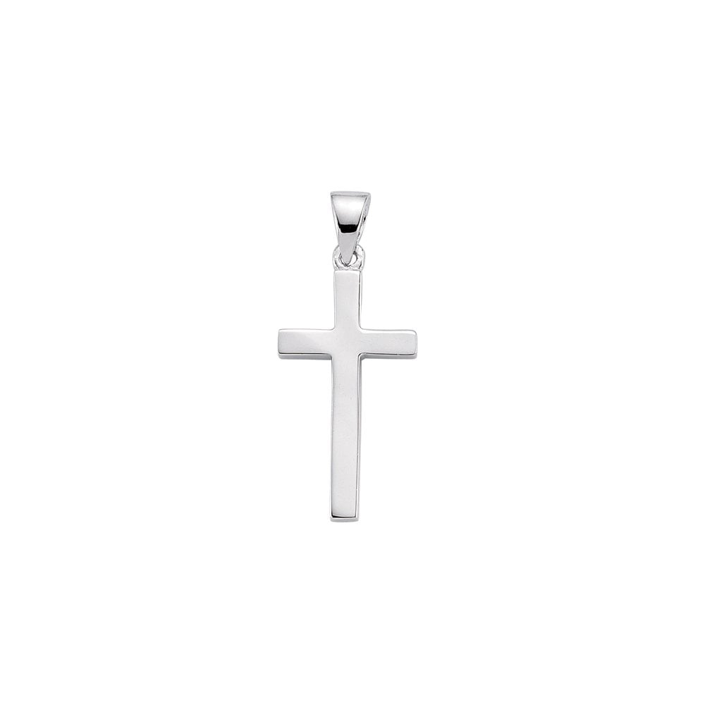 925 Sterling Silver Plain Cross Pendant