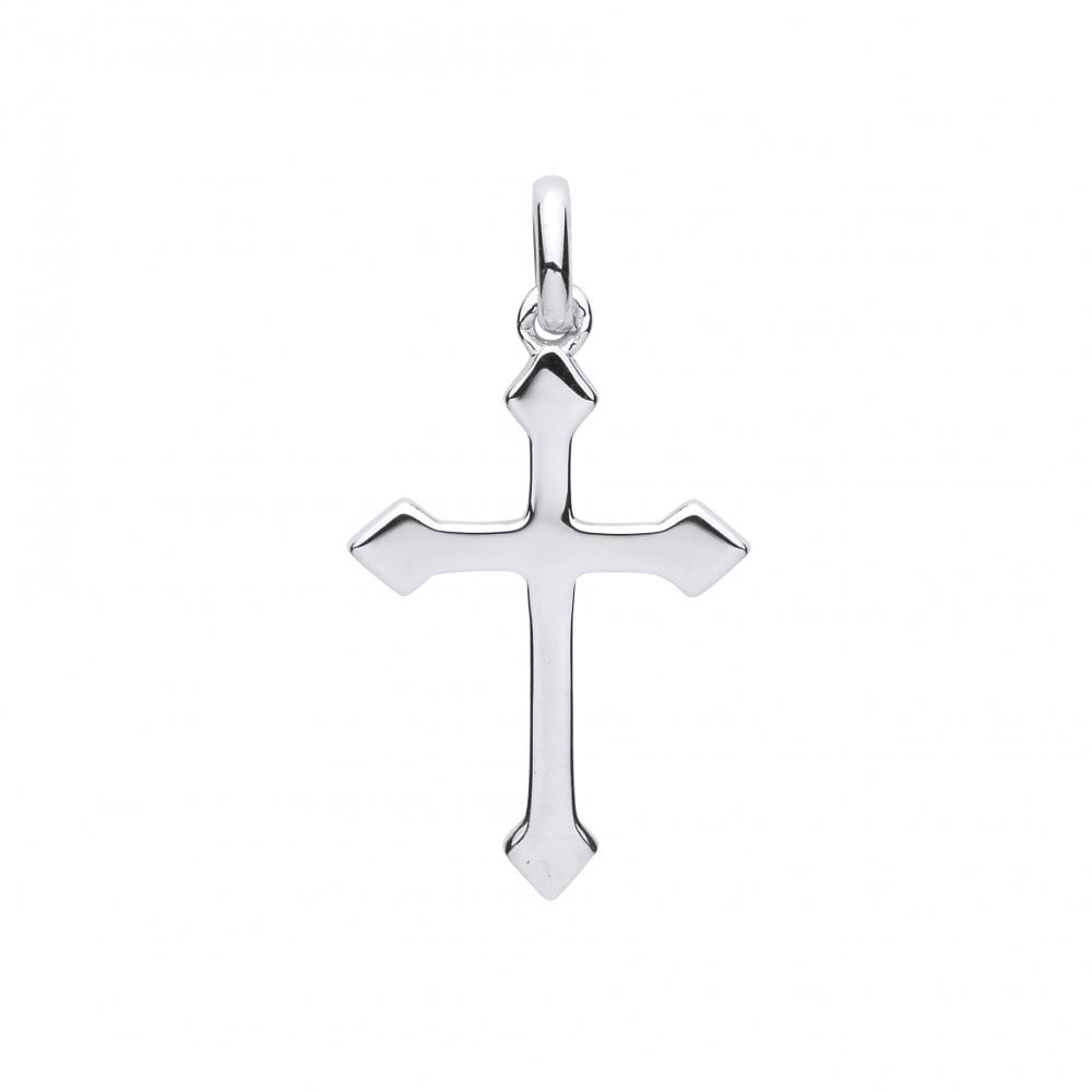 925 Sterling Silver Fancy Cross Pendant